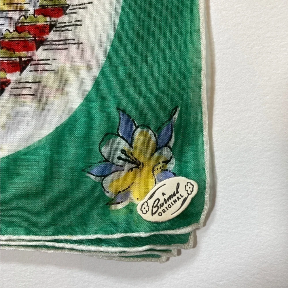Vintage Burmel Denver Colorado Souvenir Handkerchief - Picture 3 of 11
